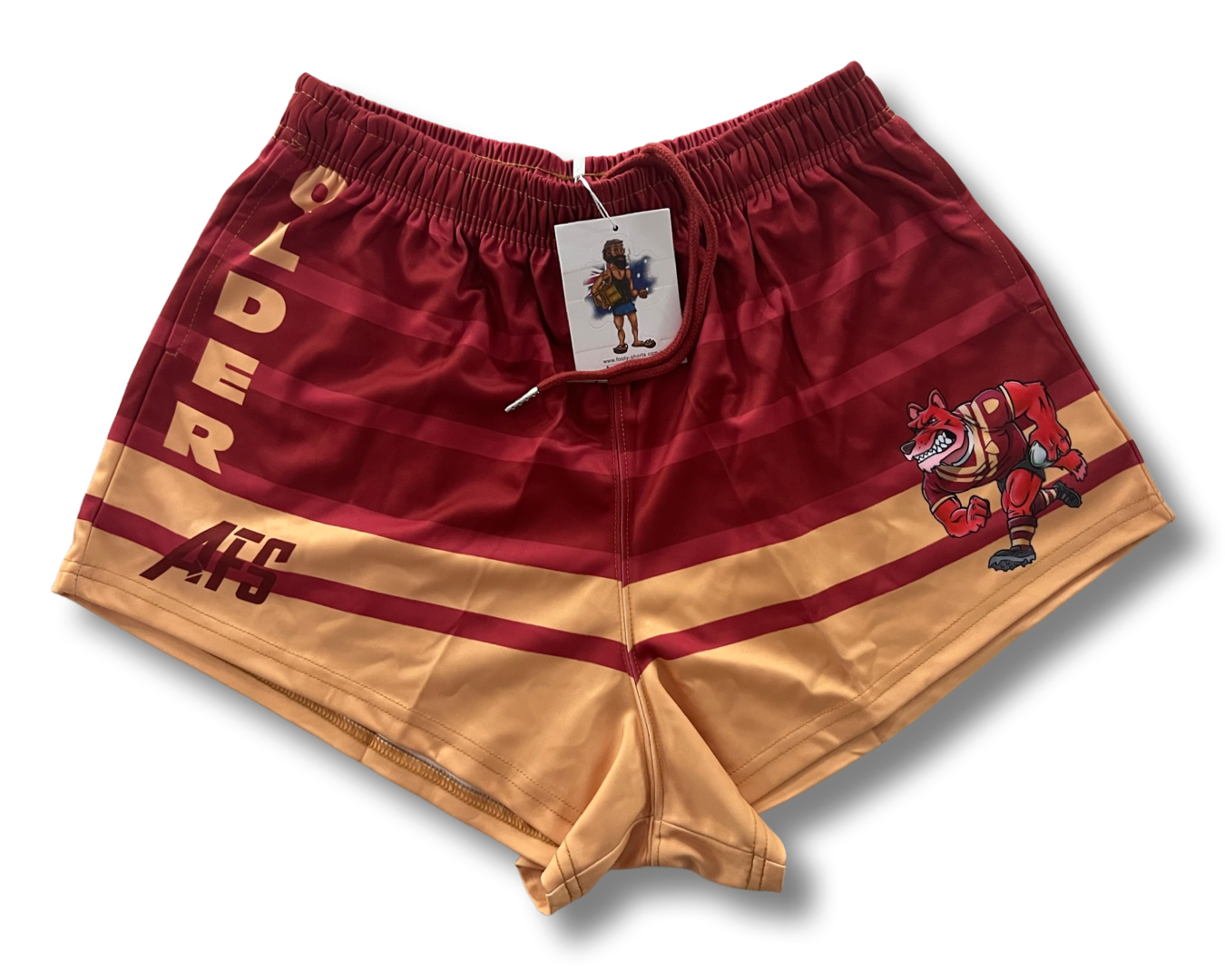 Buy Queensland Maroons State Of Origin Classic Heritage Hero Footy Shorts  Size S-4XL [Size: 30/5XLarge] Online