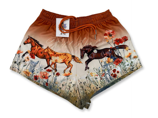 🔥NEW🔥 Running Horse Footy Shorts (With Pockets)