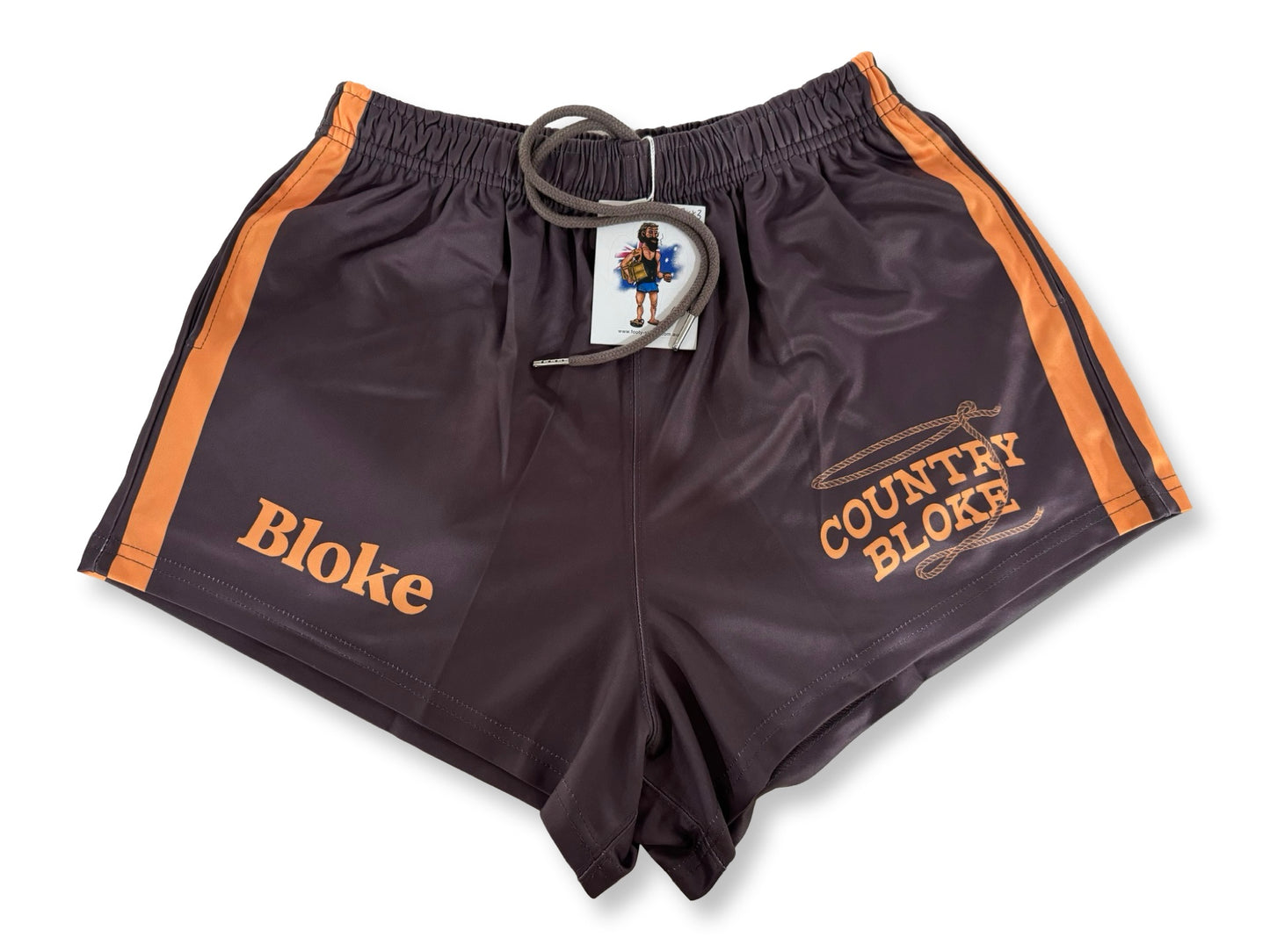 BLOKE - Country Bloke - Footy Shorts (With Pockets)