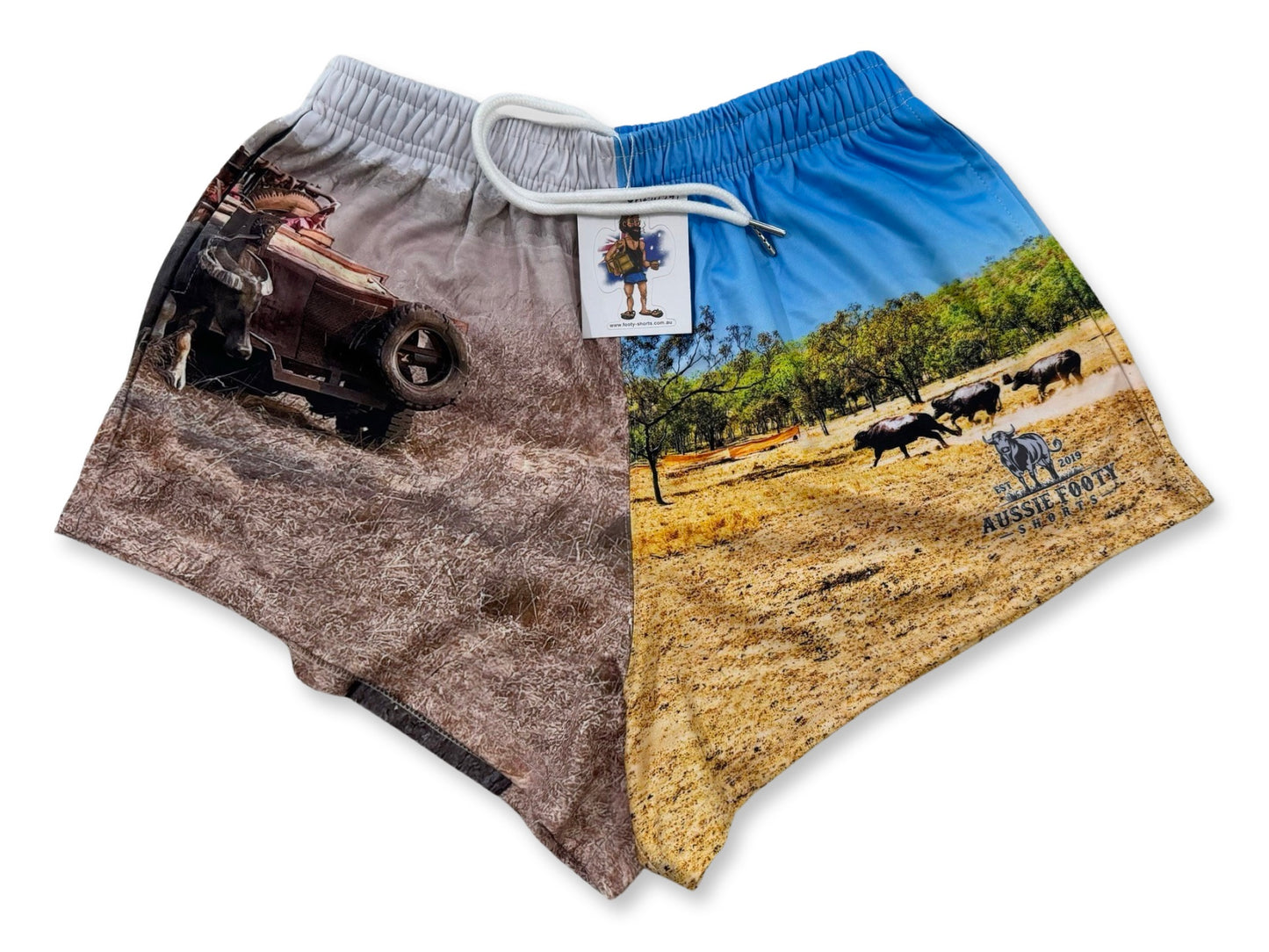 Wild Buffalo Footy Shorts (With Pockets)