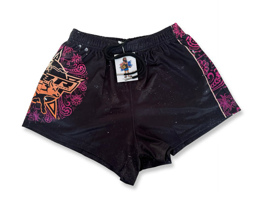 🔥NEW🔥 OFFICIAL Pink Paisley - Footy Shorts (With Pockets)