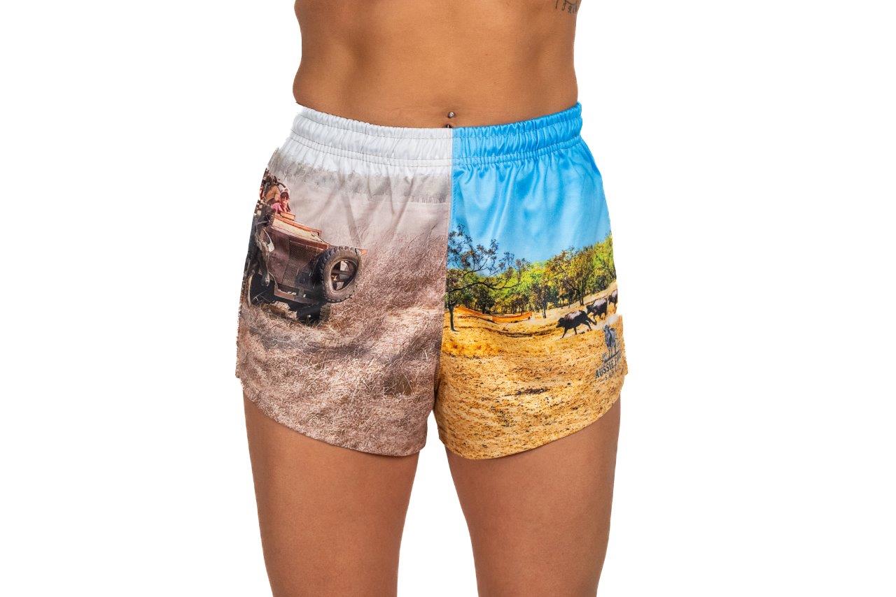 Wild Buffalo Footy Shorts (With Pockets)