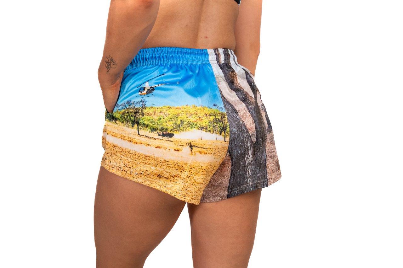 Wild Buffalo Footy Shorts (With Pockets)