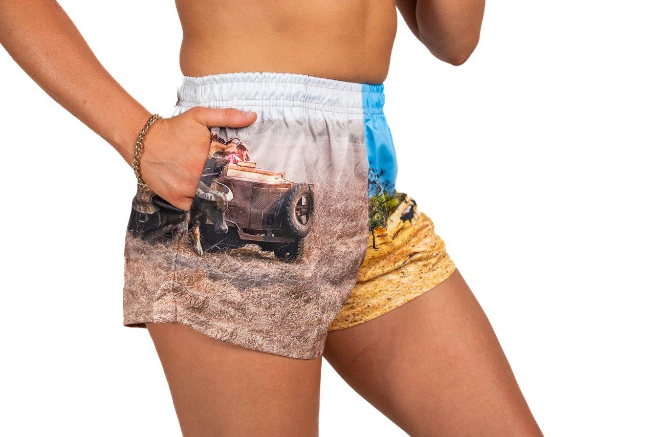 Wild Buffalo Footy Shorts (With Pockets)