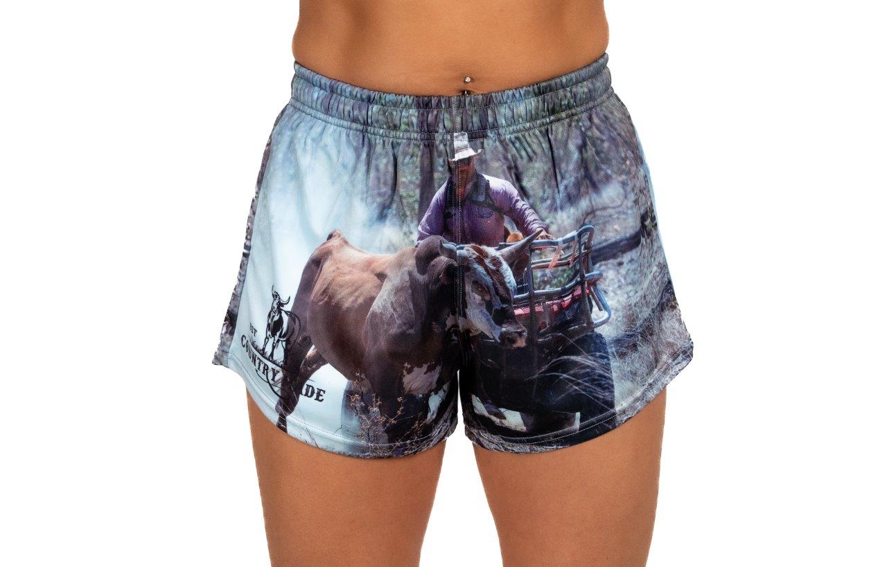 Quad Scrub Bull Footy Shorts (With Pockets)