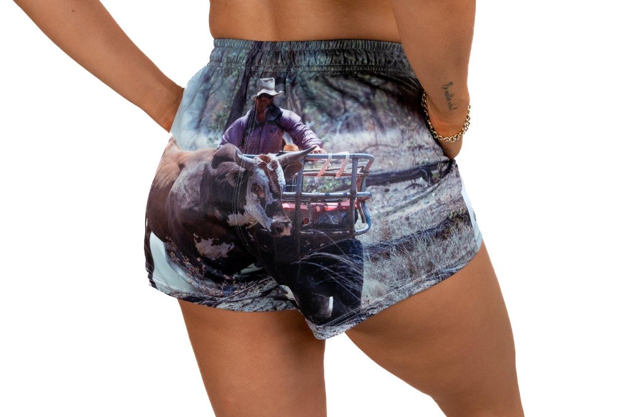 Quad Scrub Bull Footy Shorts (With Pockets)