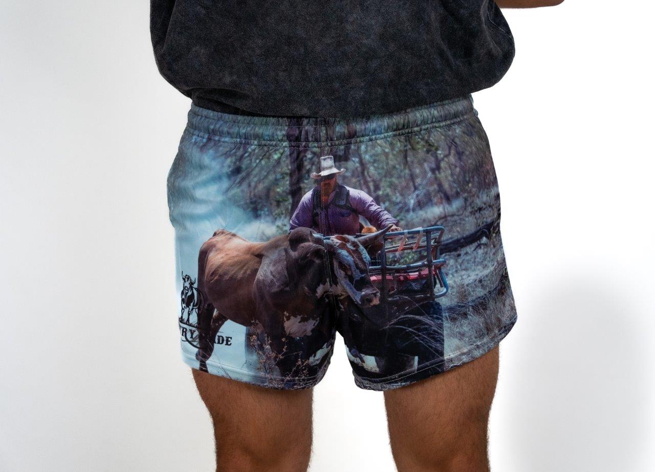 Quad Scrub Bull Footy Shorts (With Pockets)