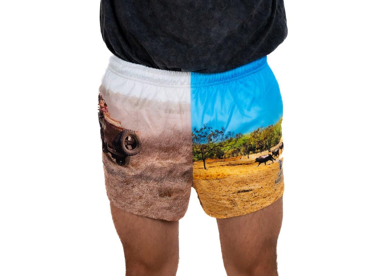 Wild Buffalo Footy Shorts (With Pockets)