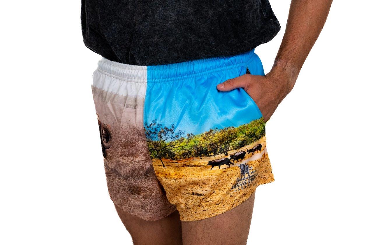 Wild Buffalo Footy Shorts (With Pockets)