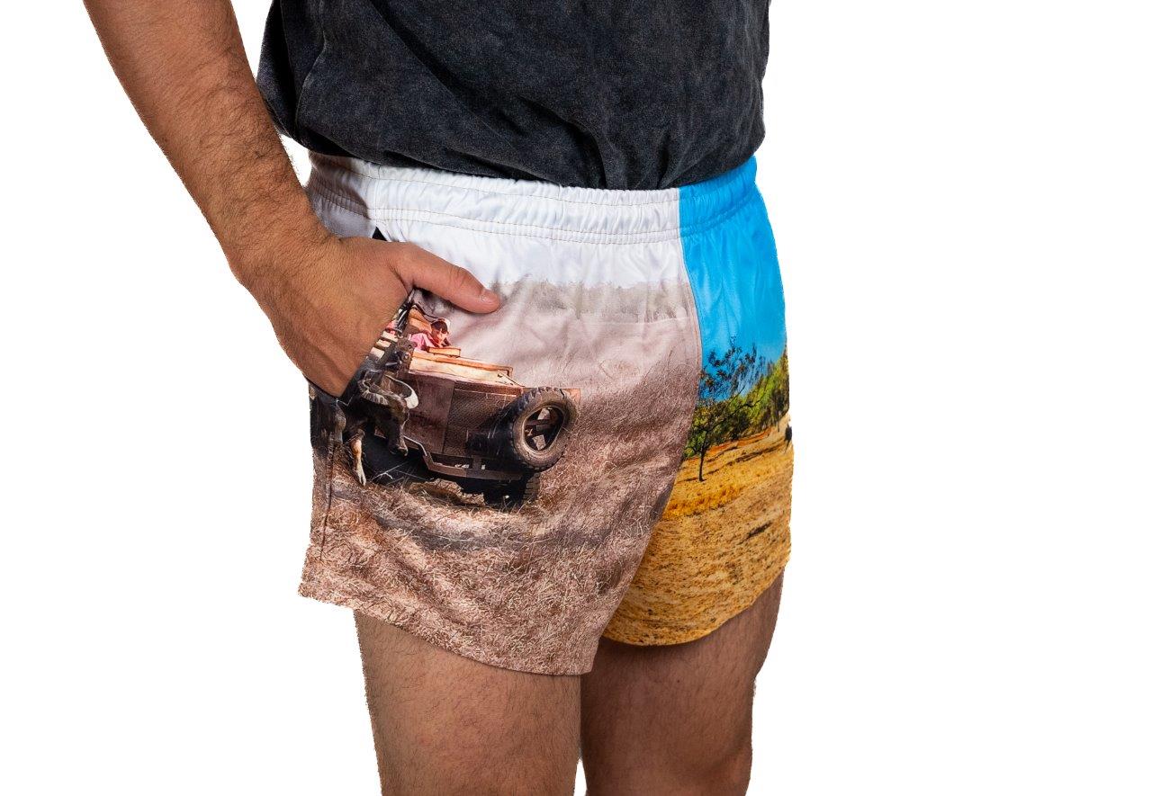 Wild Buffalo Footy Shorts (With Pockets)