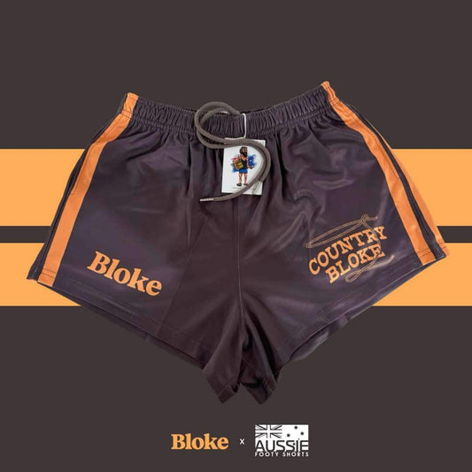 BLOKE - Country Bloke - Footy Shorts (With Pockets)