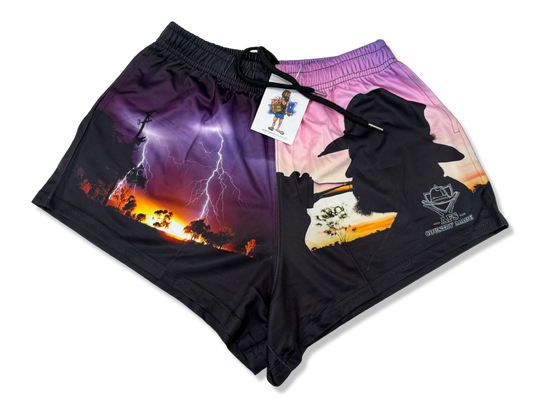 Lightning - Footy Shorts (With Pockets)