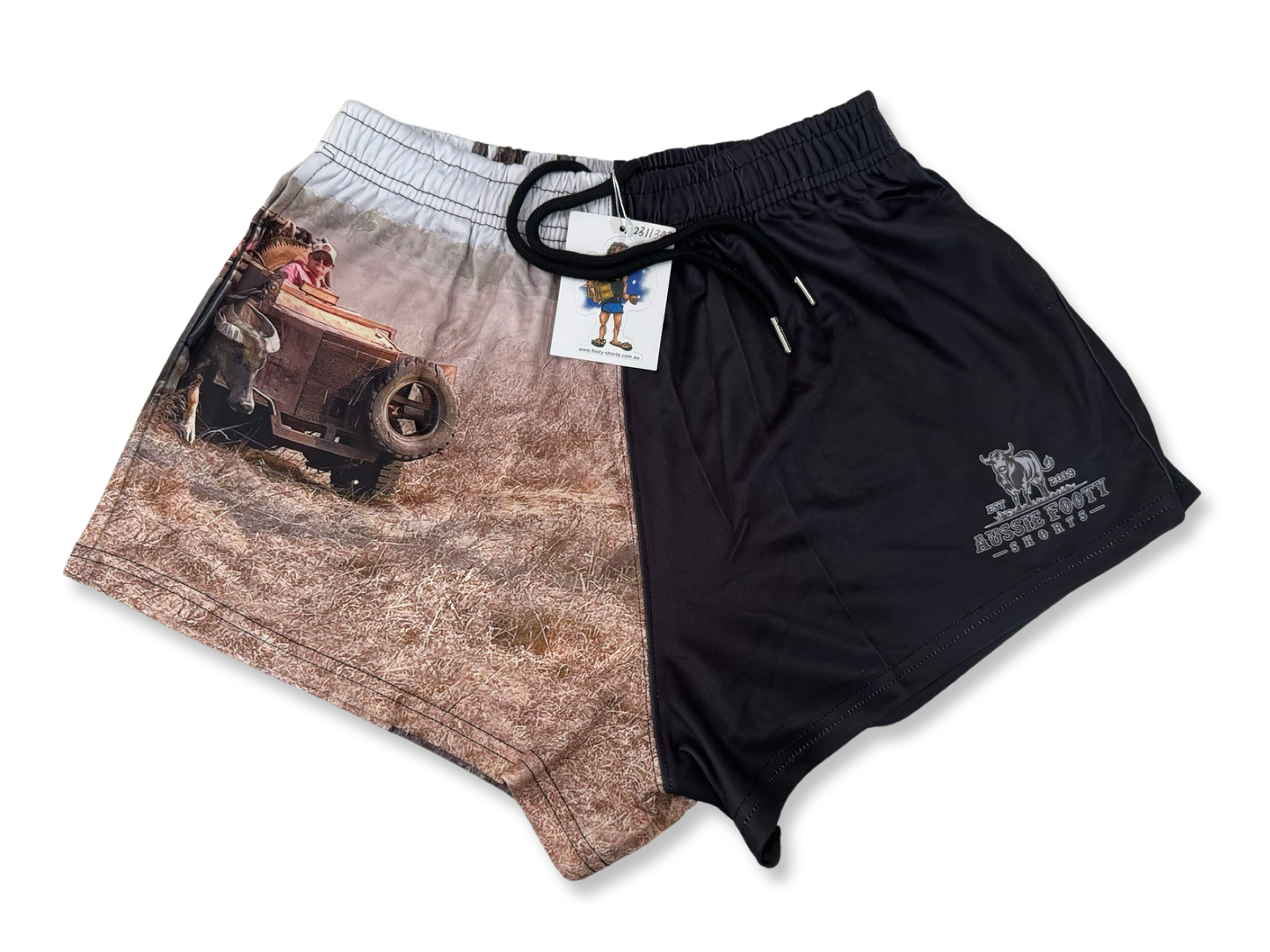 Buffalo Muster - Footy Shorts (With Pockets)