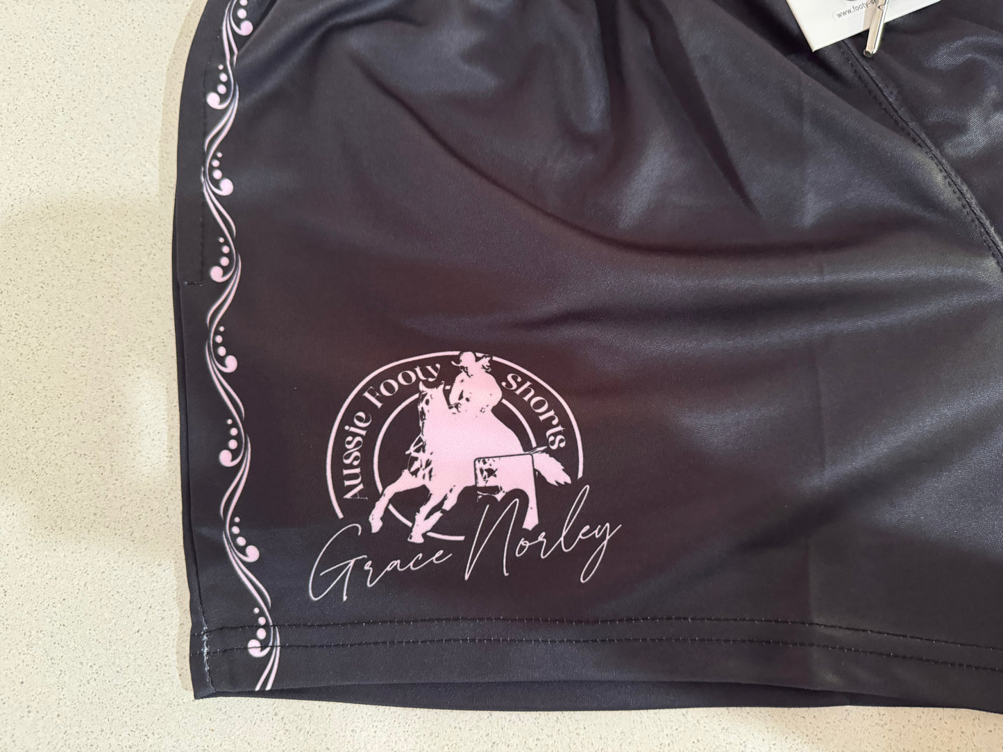 (Grace Norley SIGNATURE  Footy Shorts (With Pockets)