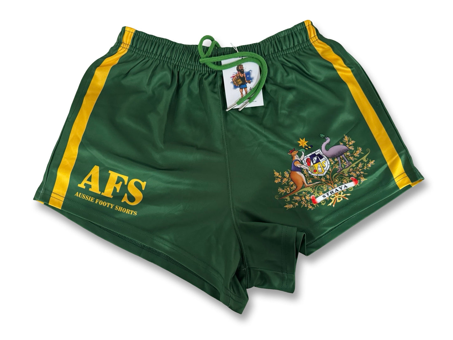 Straya Footy Shorts (With Pockets)