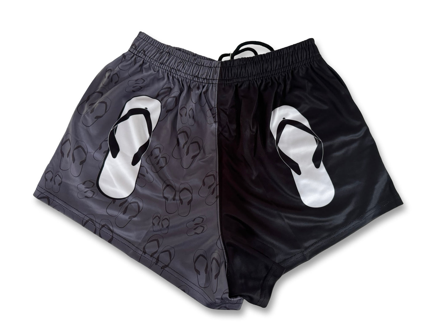 Thongs Footy Shorts (With Pockets)