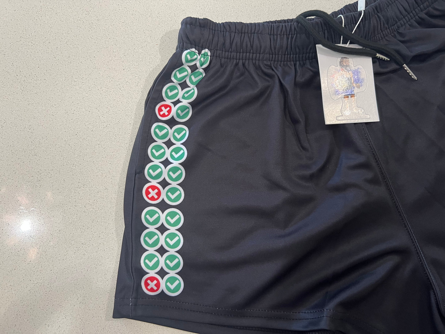 Punter, Gambling Footy Shorts (With Pockets)