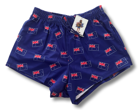 Mini Australia Flags - Footy Shorts (With Pockets)