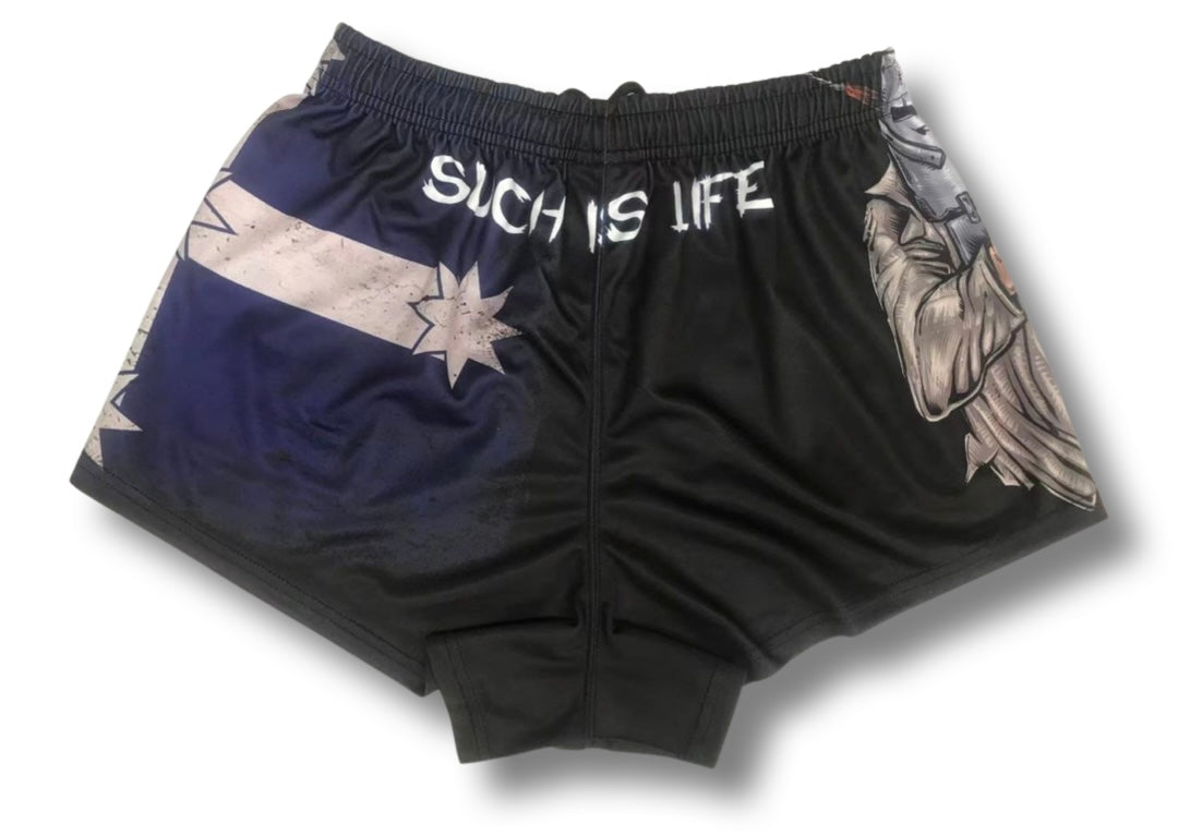 Such is life, NED KELLY Footy Shorts (With Pockets)